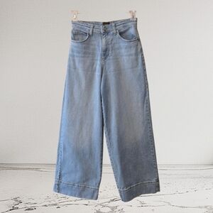 Lee Wide Leg High Rise Jeans Women’s 6 Short Light Wash Soft Denim Mid-2000's